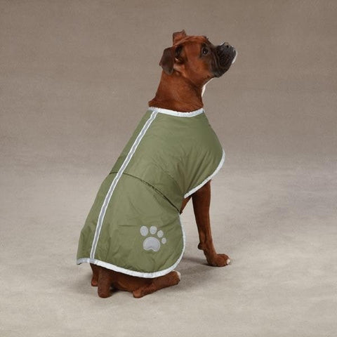 Noreaster Dog Blanket Coat - Chive